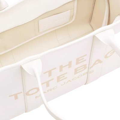 THE LEATHER LARGE TOTE BAG